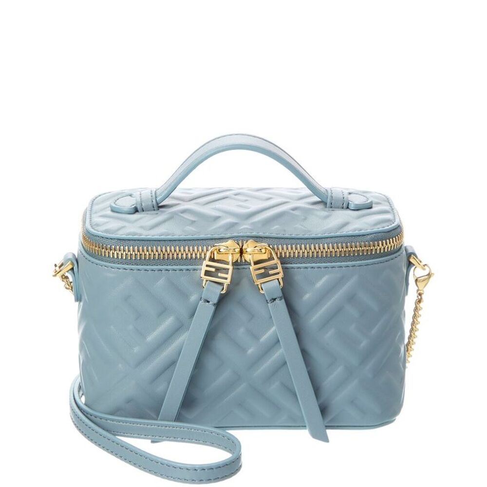 Fendi Ff Leather Vanity Case